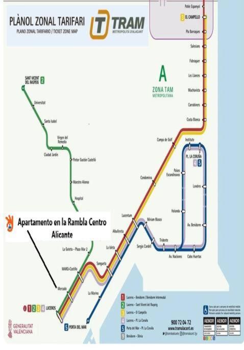 Apartamento Centro Rambla Alicante A Luaran gambar